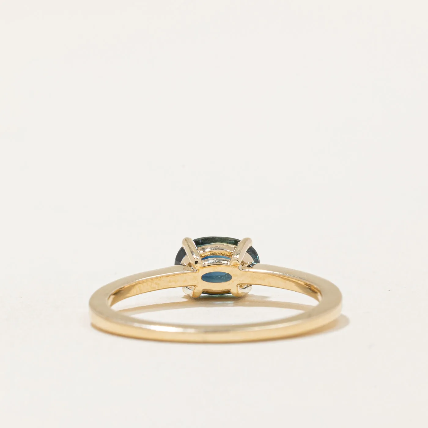 100 Ways Jewelry 100 Ways' Teal Sapphire Ring | 1.06ct | SZ 6.75 |