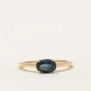 100 Ways Jewelry 100 Ways' Teal Sapphire Ring | 1.06ct | SZ 6.75 |