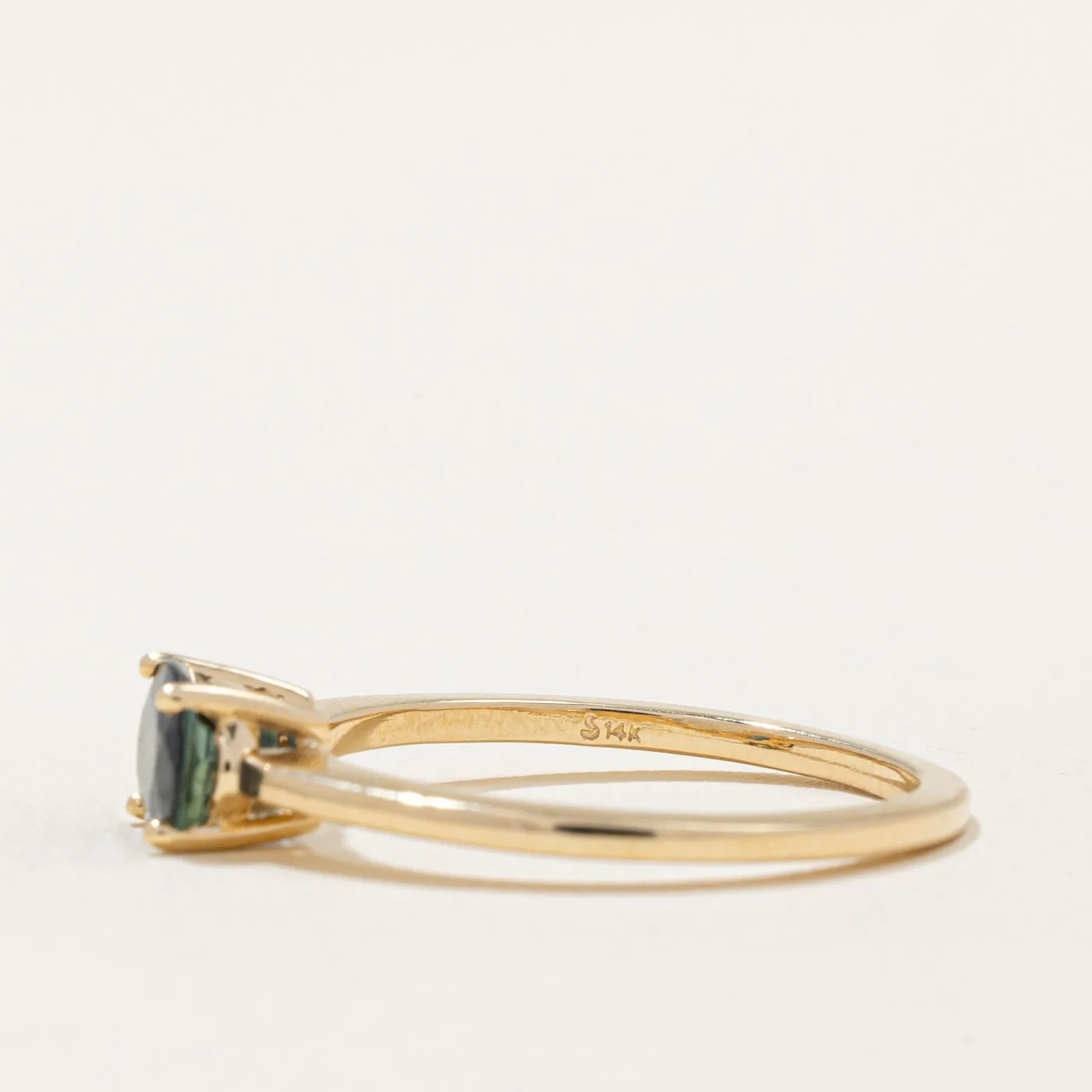 100 Ways Jewelry 100 Ways' Teal Sapphire Ring | 1.06ct | SZ 6.75 |
