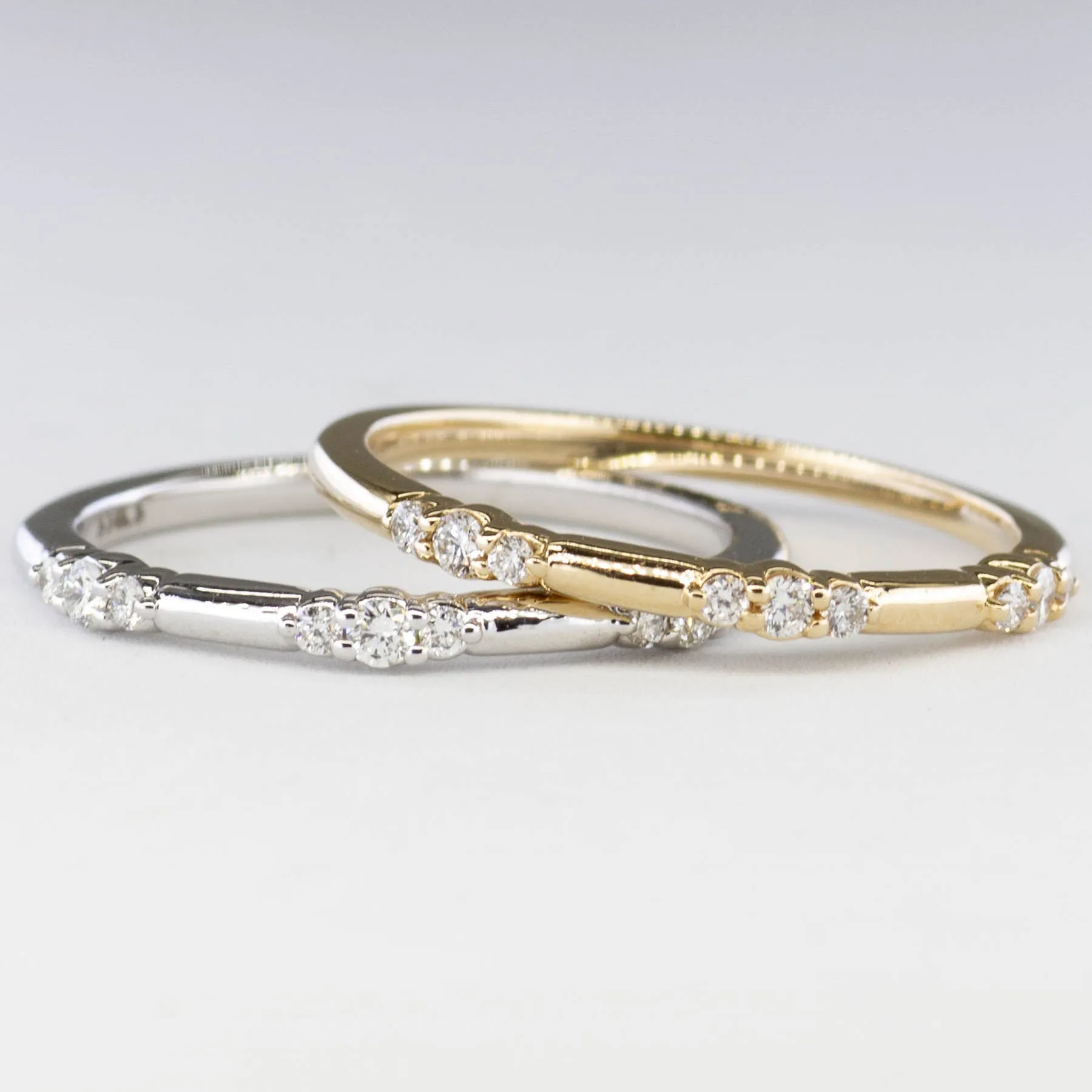 100 Ways Jewelry '100 Ways' Triple Dot Dash Stacking Band | SZ 7 | Options Available |