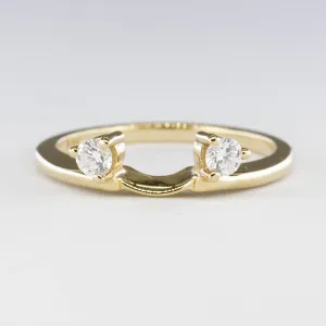 100 Ways Jewelry '100 Ways' Two Stone Ring Enhancer | 0.20ctw | SZ 6.5 |