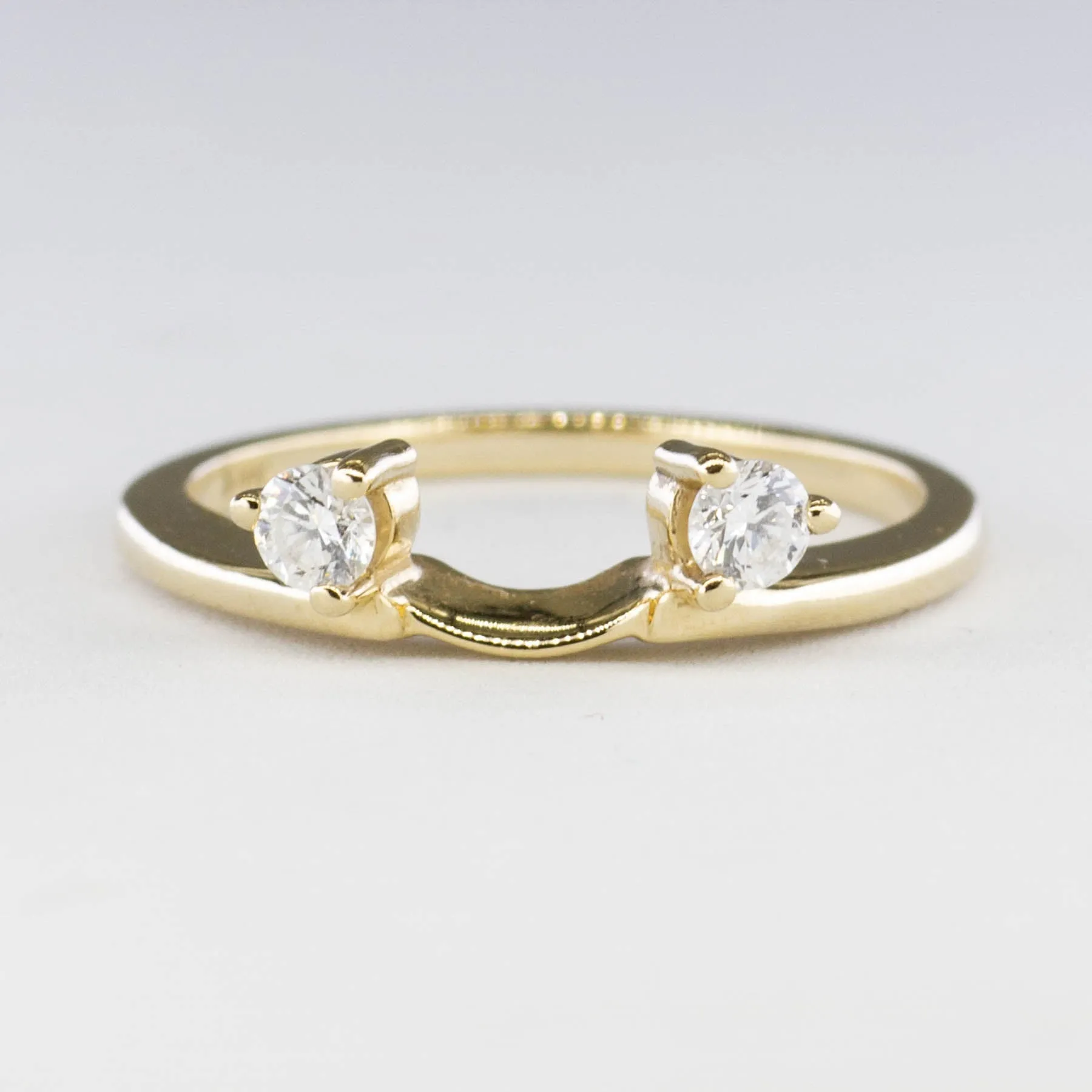 100 Ways Jewelry '100 Ways' Two Stone Ring Enhancer | 0.20ctw | SZ 6.5 |