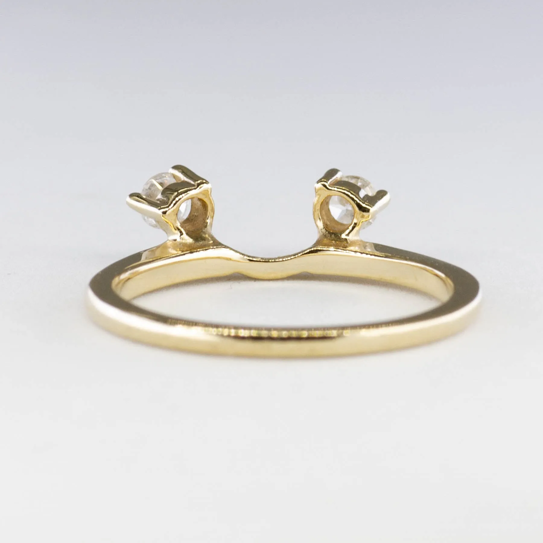 100 Ways Jewelry '100 Ways' Two Stone Ring Enhancer | 0.20ctw | SZ 6.5 |