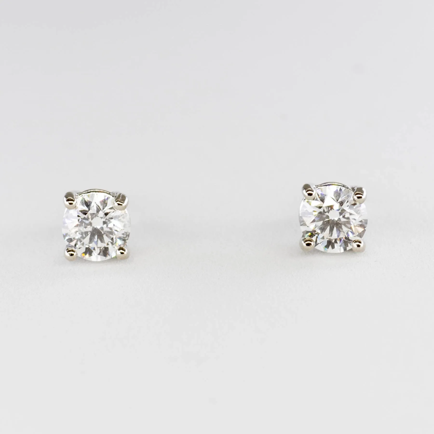 100 Ways Jewelry 100 Ways White Gold Canadian Diamond Studs | 0.91 ctw SI G/H |