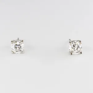 100 Ways Jewelry '100 Ways' White Gold Diamond Studs | 0.68 ctw SI G/H |