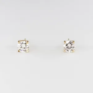 100 Ways Jewelry 100 Ways Yellow Gold Diamond Studs | 0.66 ctw VS G/H |