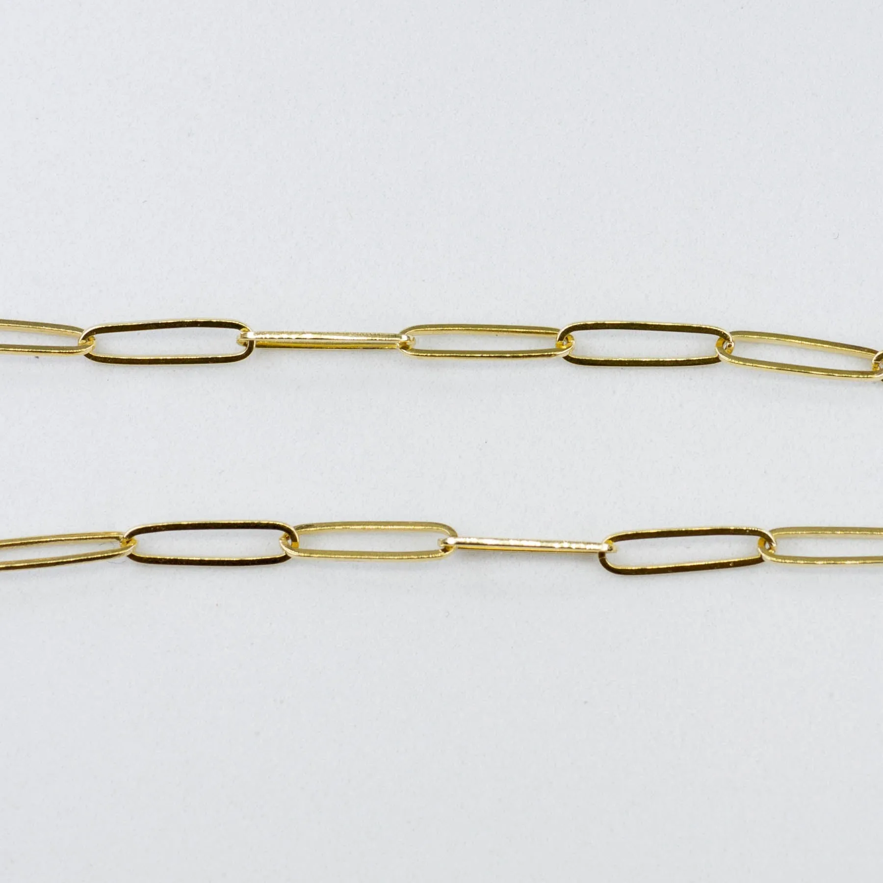 100 Ways Jewelry '100 Ways' Yellow Gold Paperclip Chain Bracelet | 7" |
