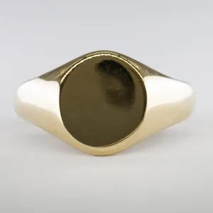 100 Ways Jewelry '100 Ways' Yellow Gold Signet Ring | Options Available |