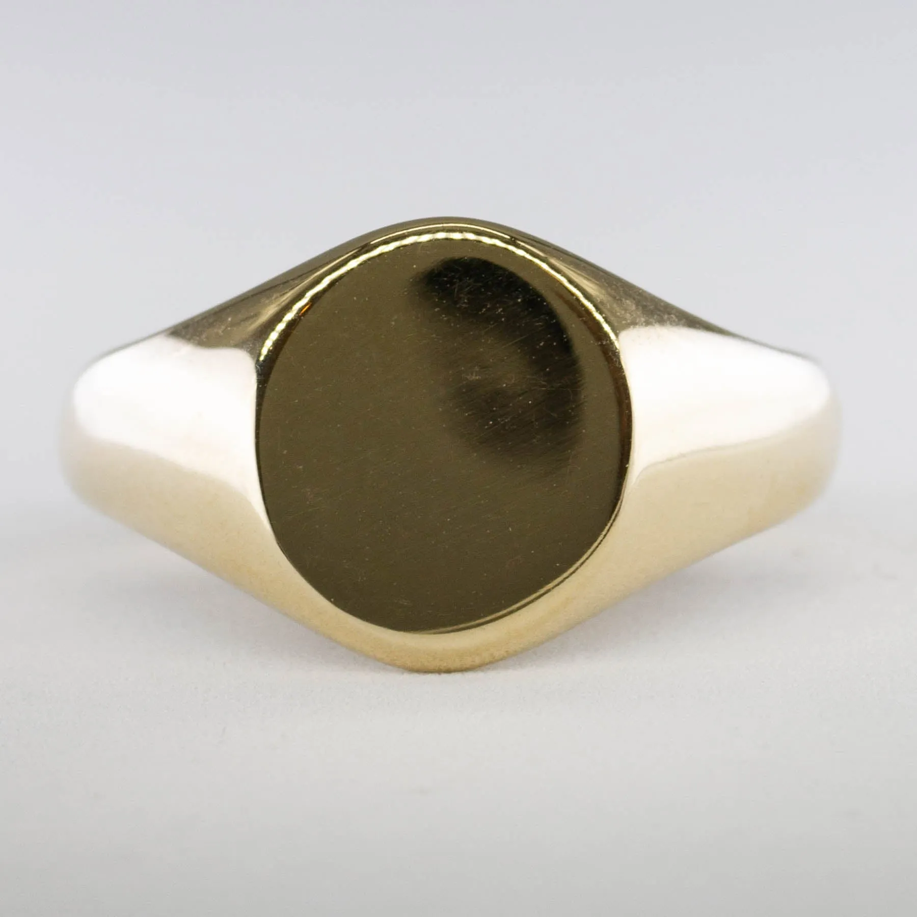 100 Ways Jewelry '100 Ways' Yellow Gold Signet Ring | Options Available |