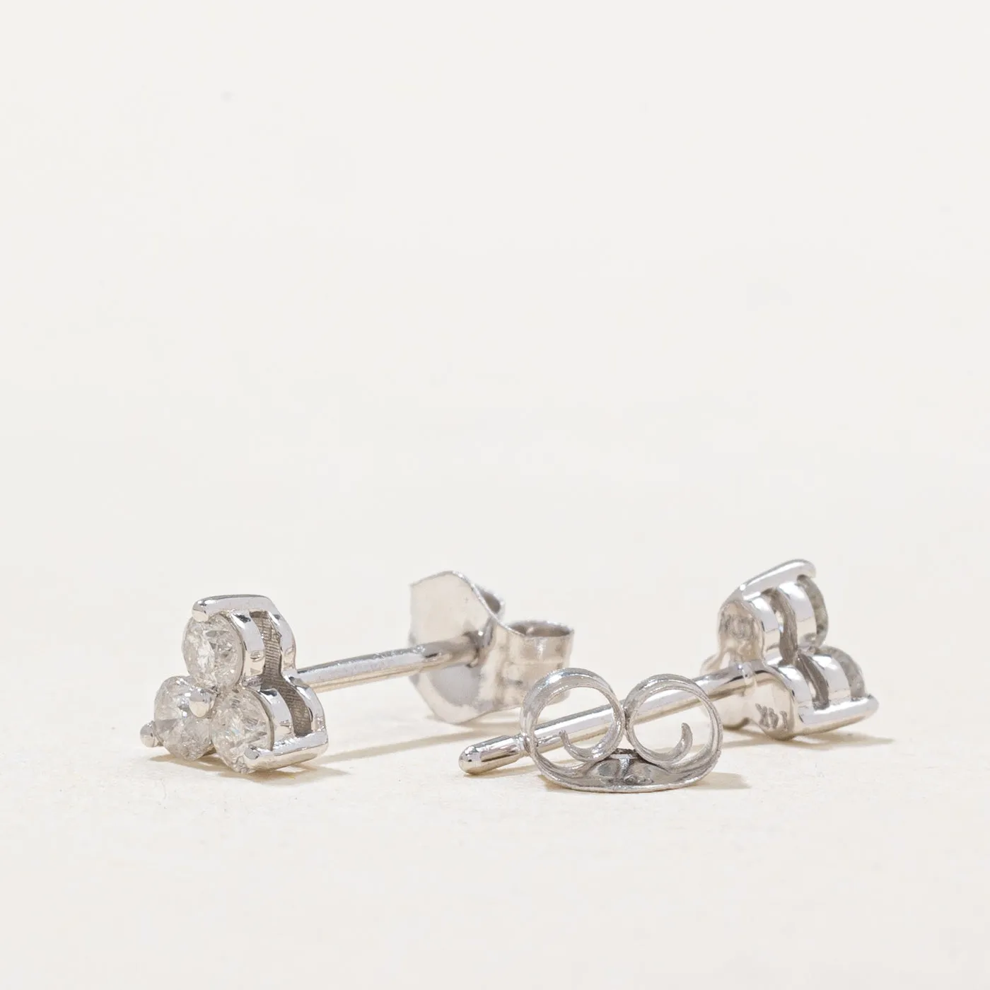 100 Ways Jewelry '100Ways' Diamond Trio Cluster Earrings | 0.25ctw |