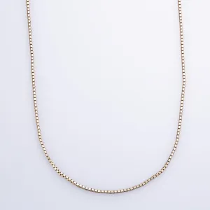 100 Ways Jewelry 10k Yellow Gold Box Chain | 16" |