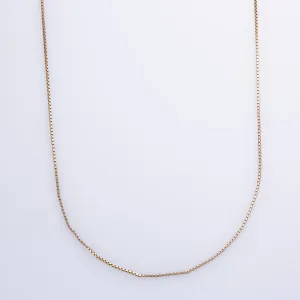 100 Ways Jewelry 10k Yellow Gold Box Chain | 19" |
