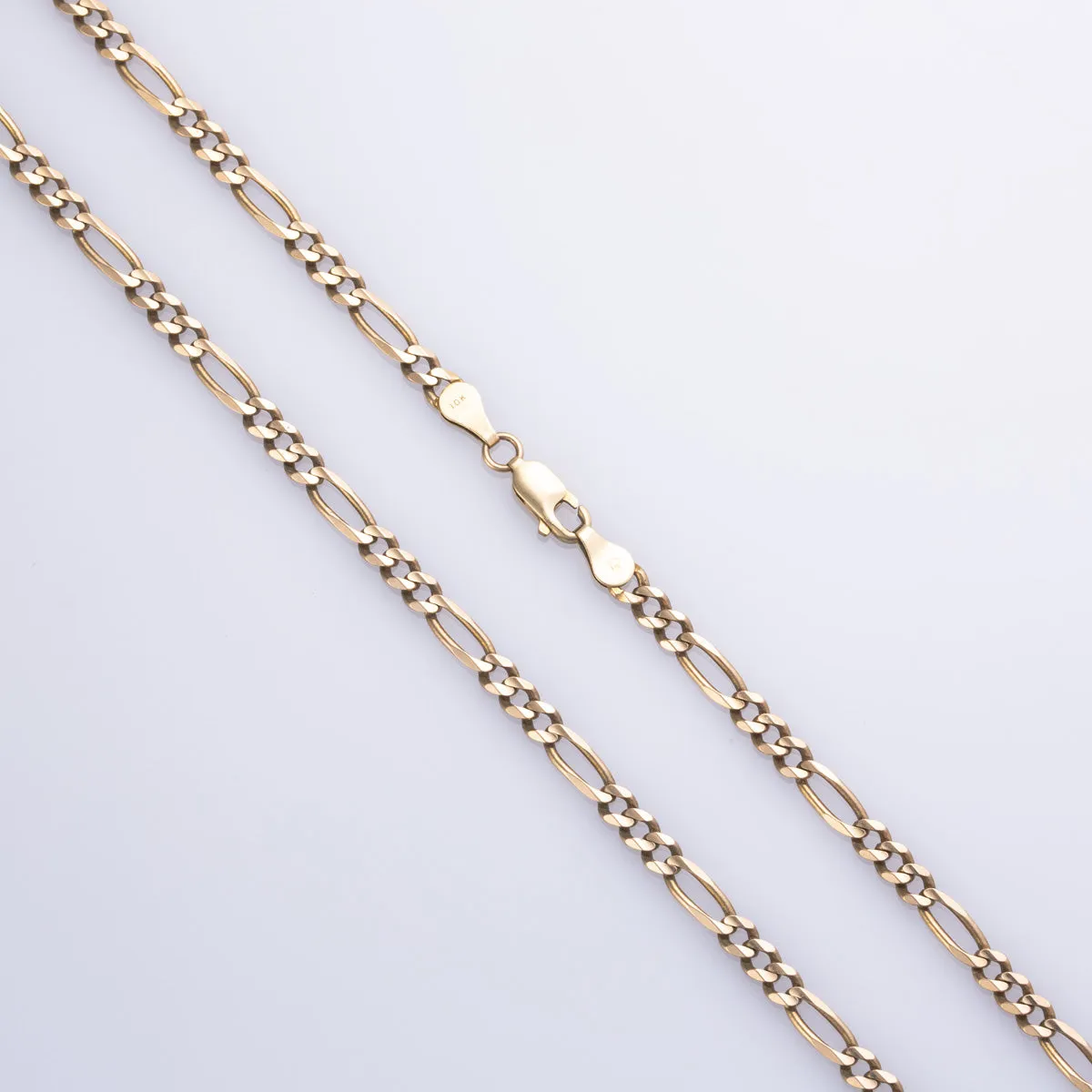 100 Ways Jewelry 10k Yellow Gold Figaro Chain | 19" |