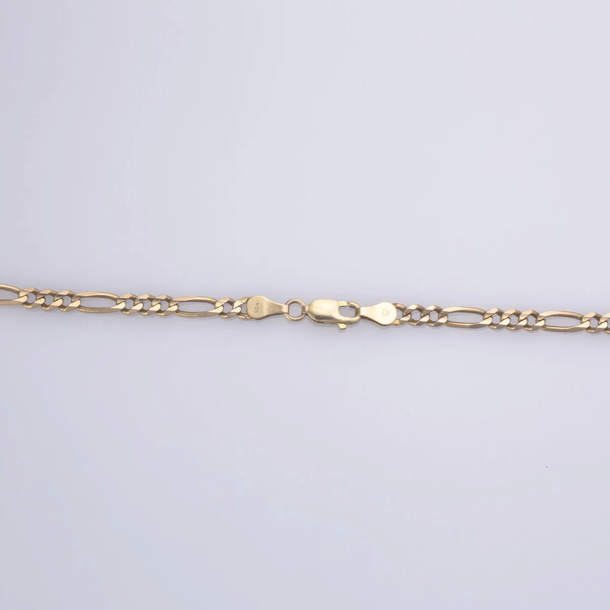 100 Ways Jewelry 10k Yellow Gold Figaro Chain | 19" |