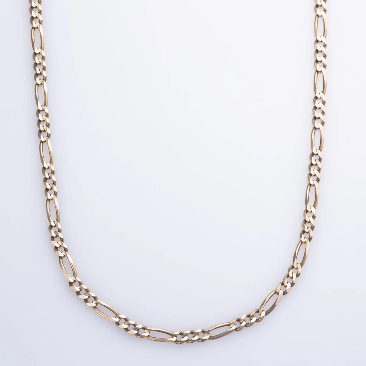 100 Ways Jewelry 10k Yellow Gold Figaro Chain | 19" |