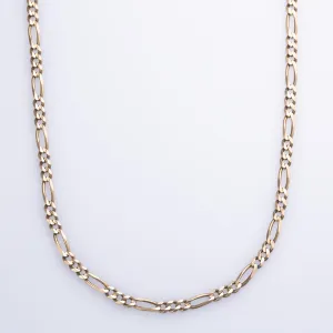 100 Ways Jewelry 10k Yellow Gold Figaro Chain | 19" |