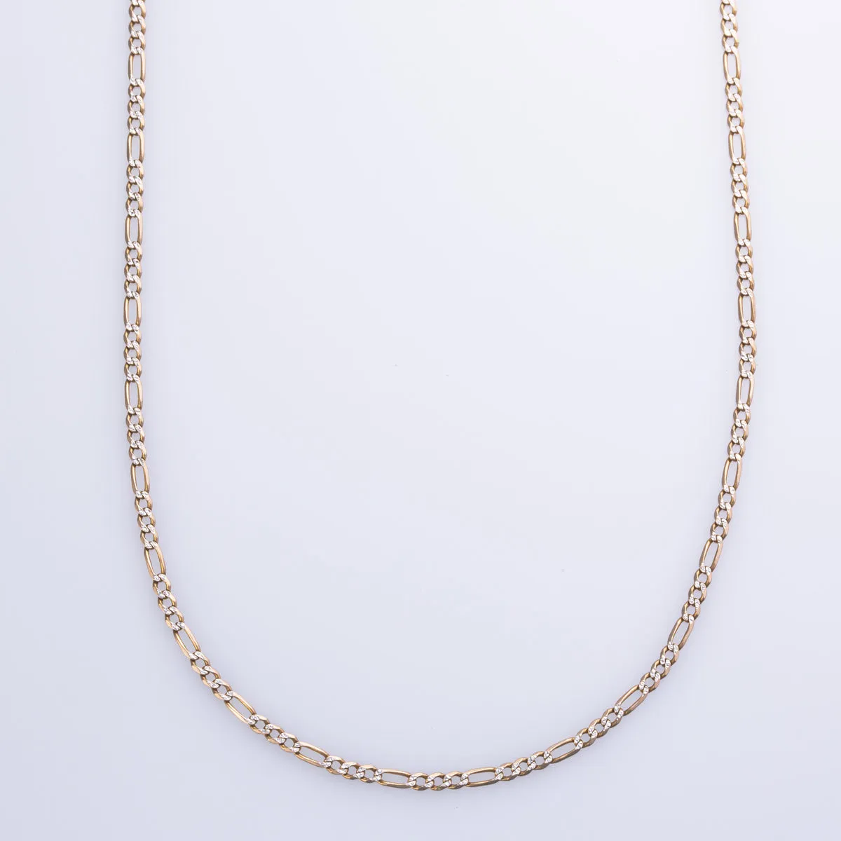 100 Ways Jewelry 10k Yellow Gold Figaro Chain | 24" |