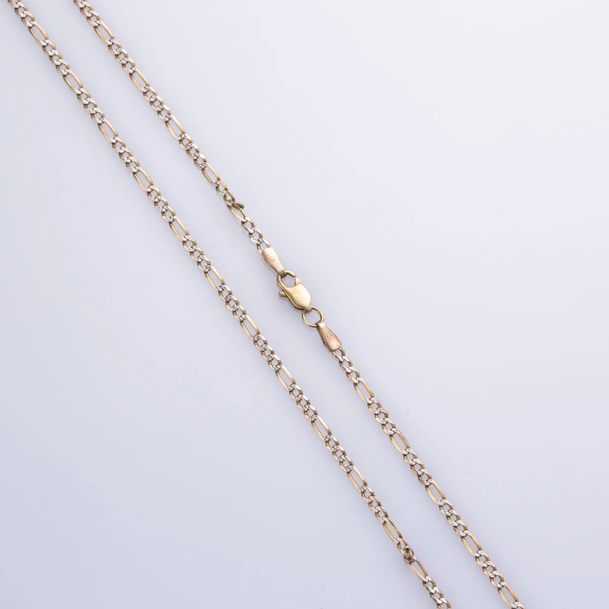 100 Ways Jewelry 10k Yellow Gold Figaro Chain | 24" |
