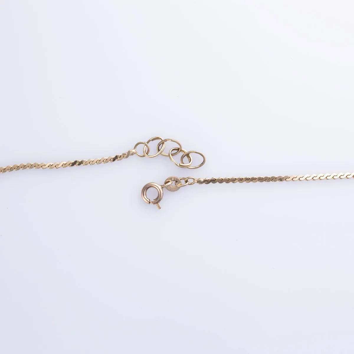 100 Ways Jewelry 10k Yellow Gold Serpentine Chain | 19" |