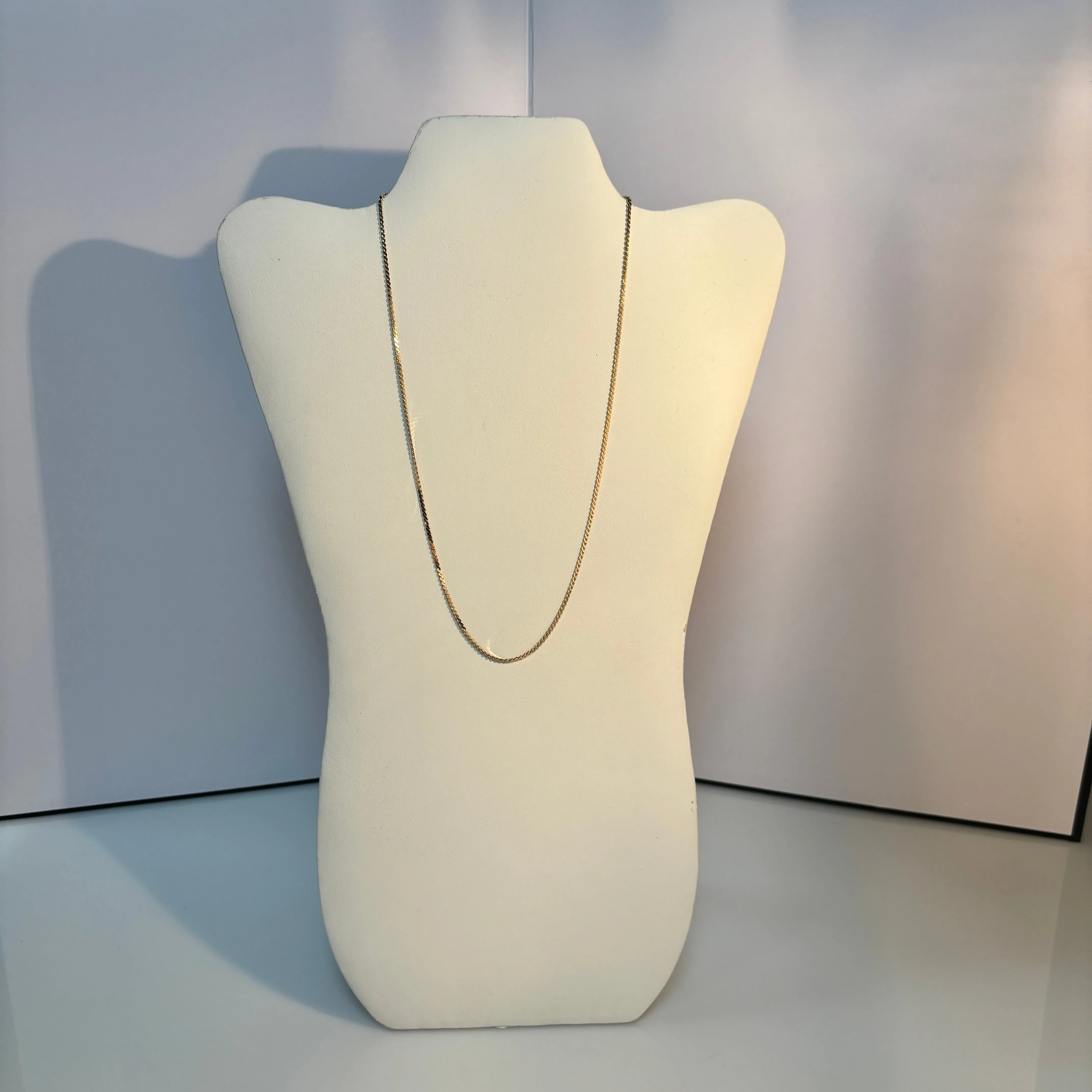 100 Ways Jewelry 10k Yellow Gold Serpentine Chain | 19" |