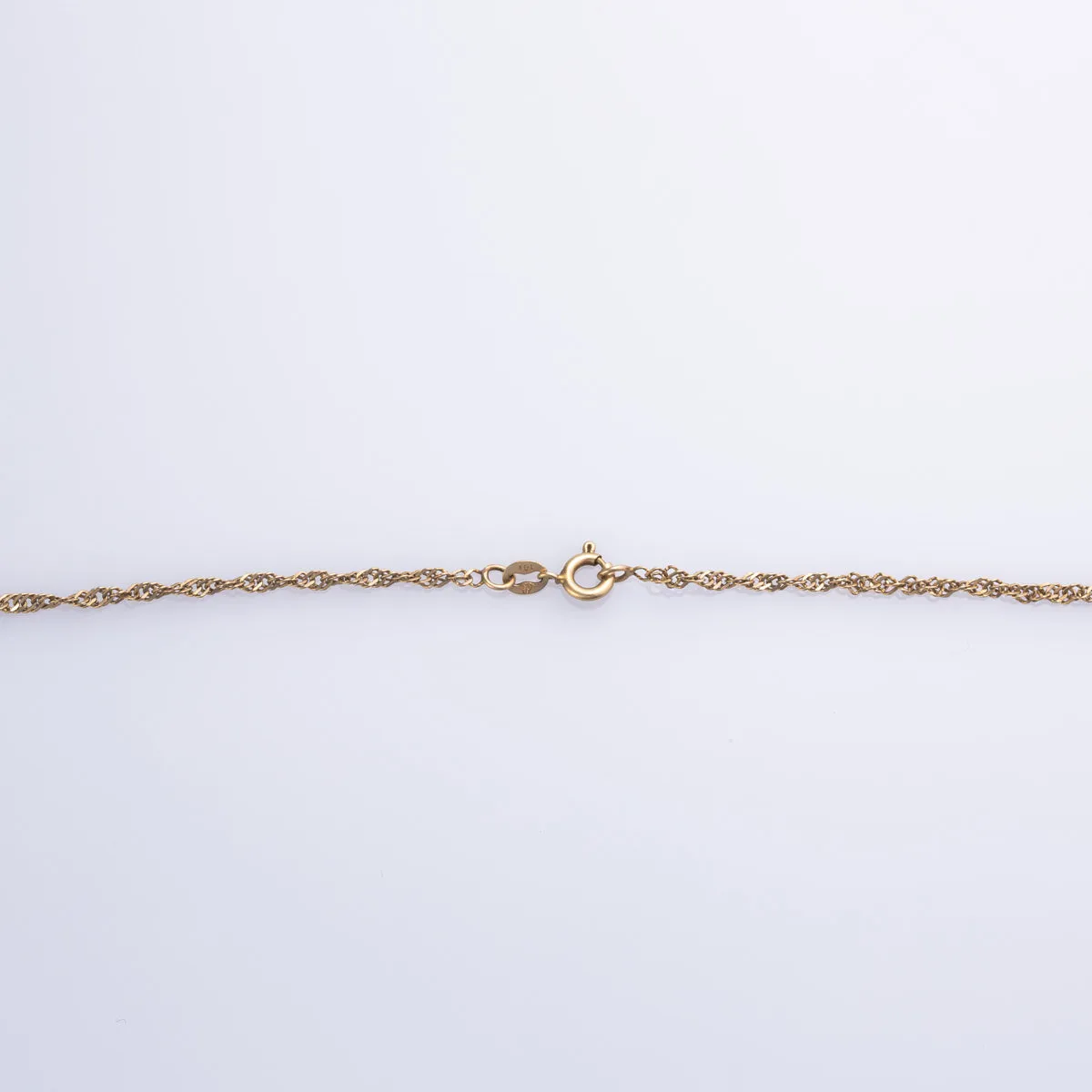 100 Ways Jewelry 10k Yellow Gold Singapore Chain | 18" |