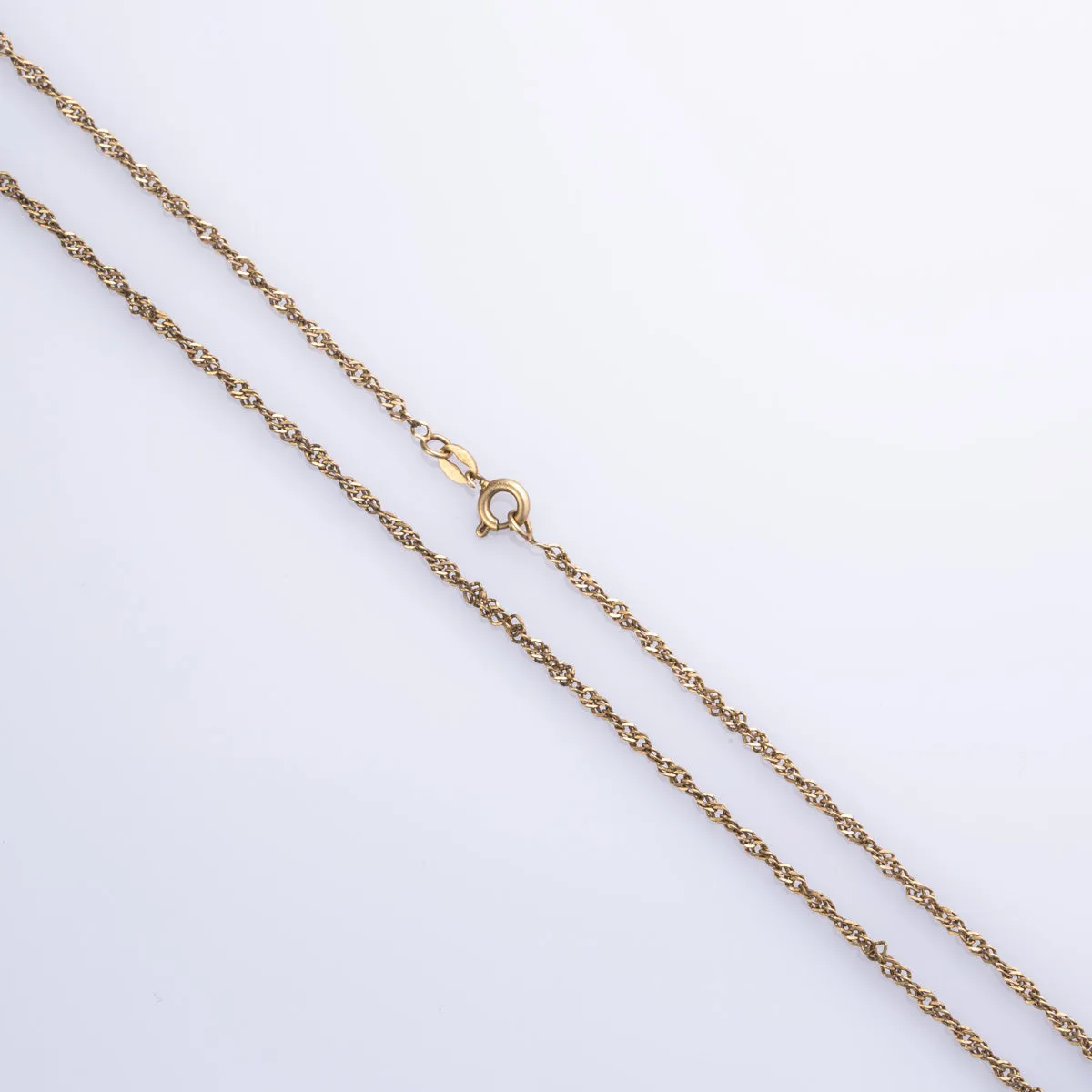 100 Ways Jewelry 10k Yellow Gold Singapore Chain | 18" |