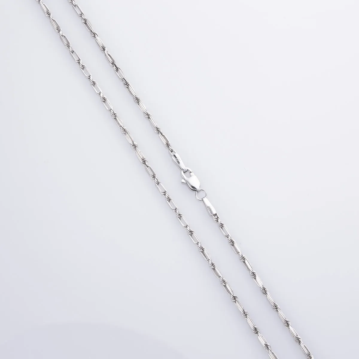 100 Ways Jewelry 14k White Gold Link Chain | 18" |