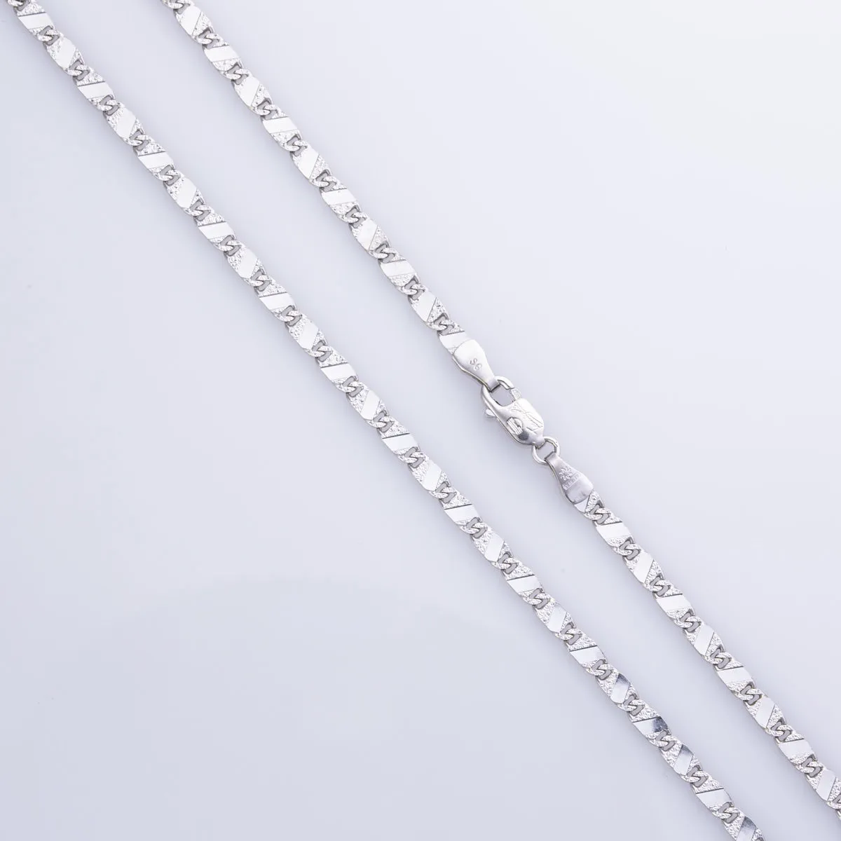 100 Ways Jewelry 14k White Gold Wheat Chain | 20" |