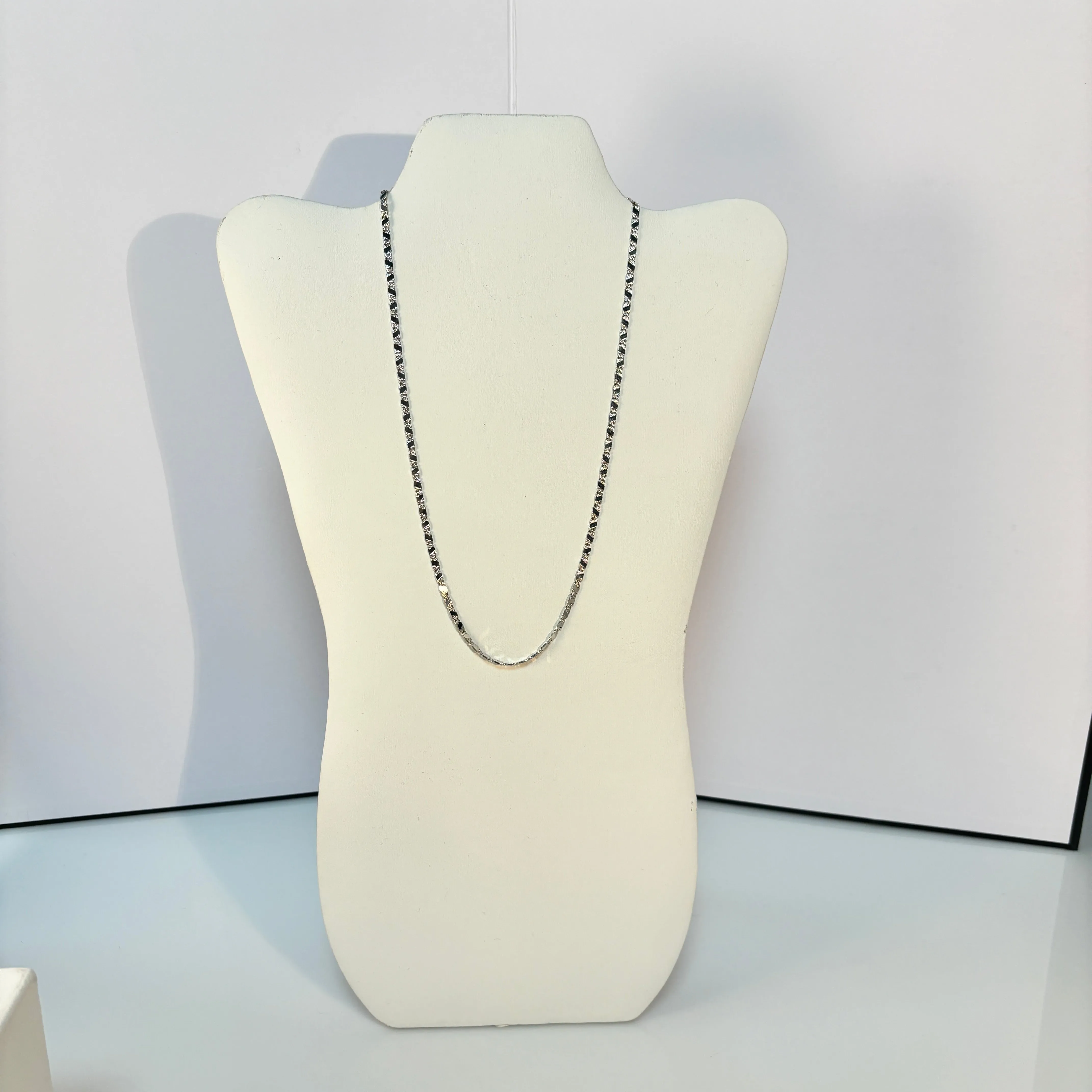 100 Ways Jewelry 14k White Gold Wheat Chain | 20" |