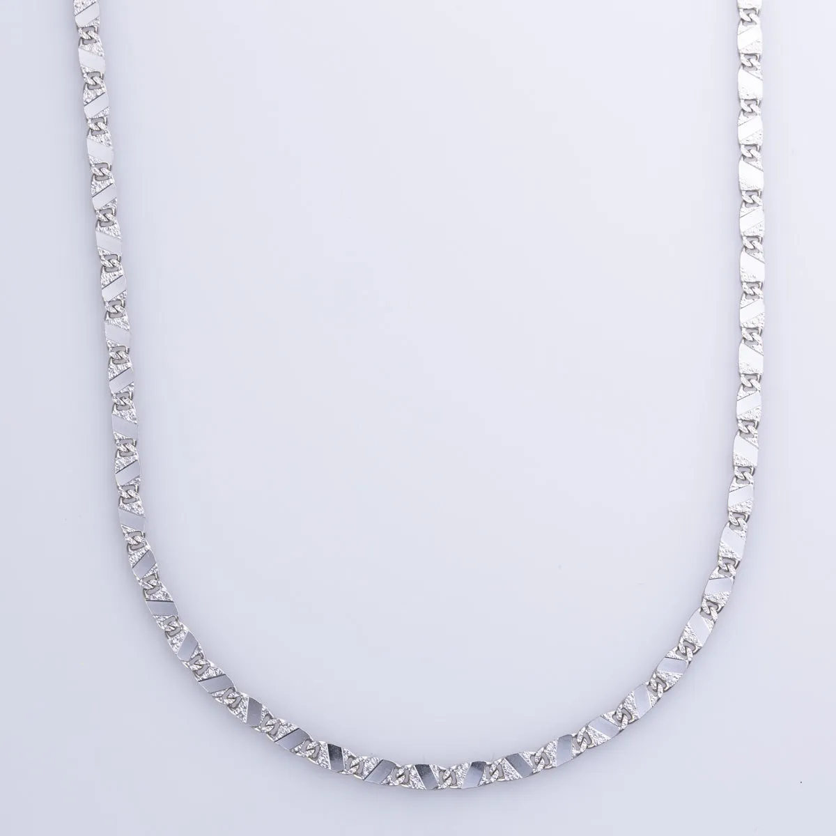 100 Ways Jewelry 14k White Gold Wheat Chain | 20" |