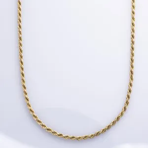 100 Ways Jewelry 14k Yellow Gold Rope Chain | 18" |