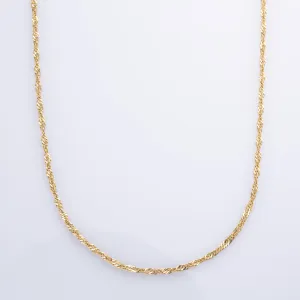 100 Ways Jewelry 14k Yellow Gold Singapore Chain | 18" |