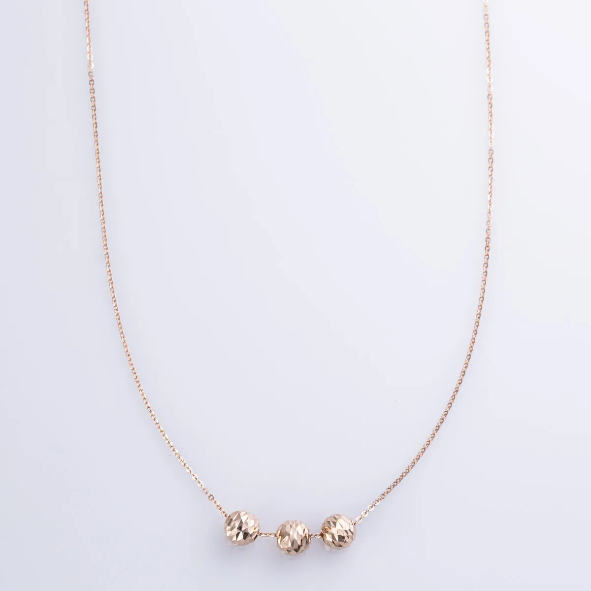 100 Ways Jewelry 18k Rose Gold Necklace | 16" |