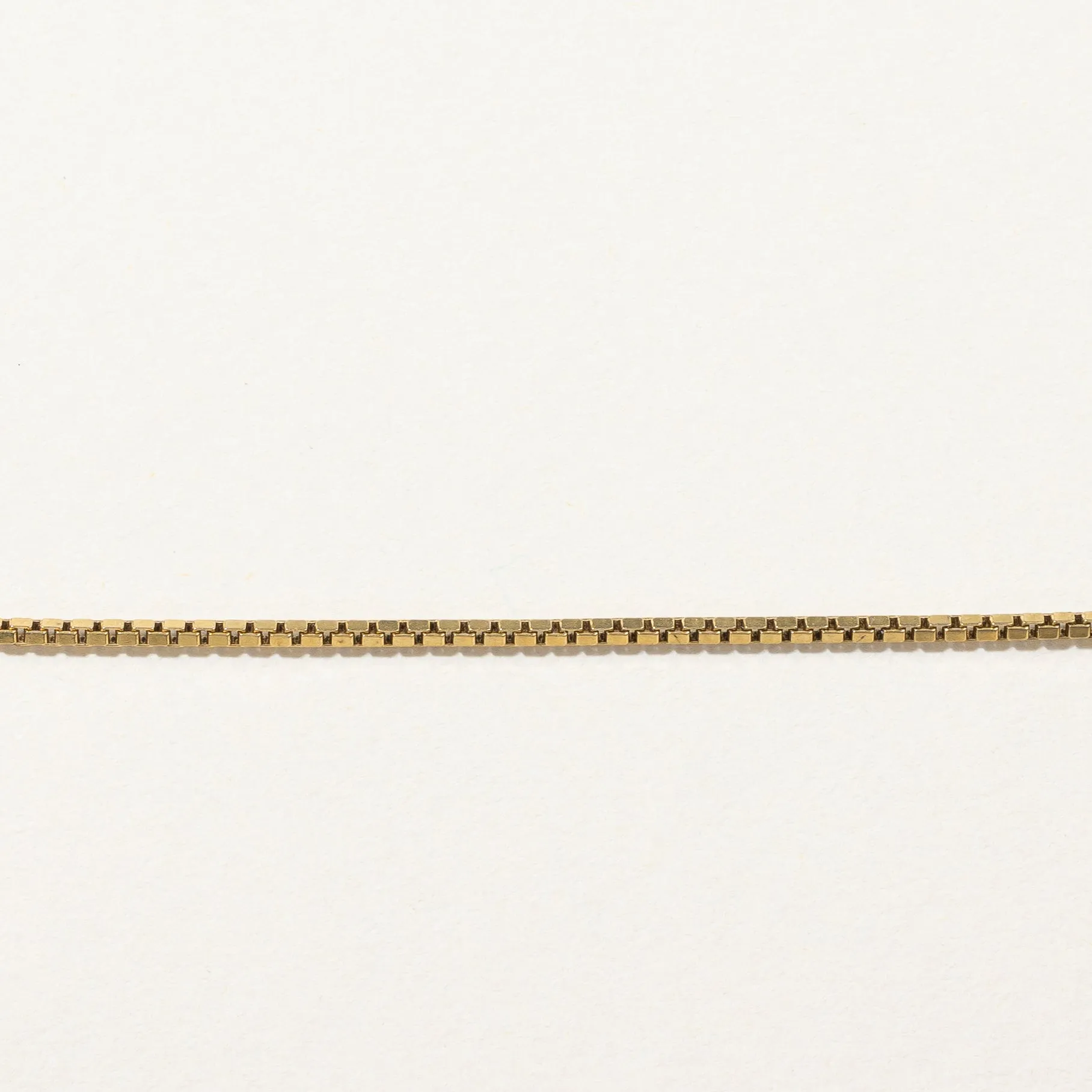 100 Ways Jewelry 18k Yellow Gold Box Chain | 24" |