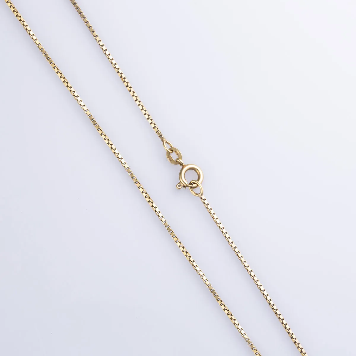 100 Ways Jewelry 18k Yellow Gold Box Chain | 24" |