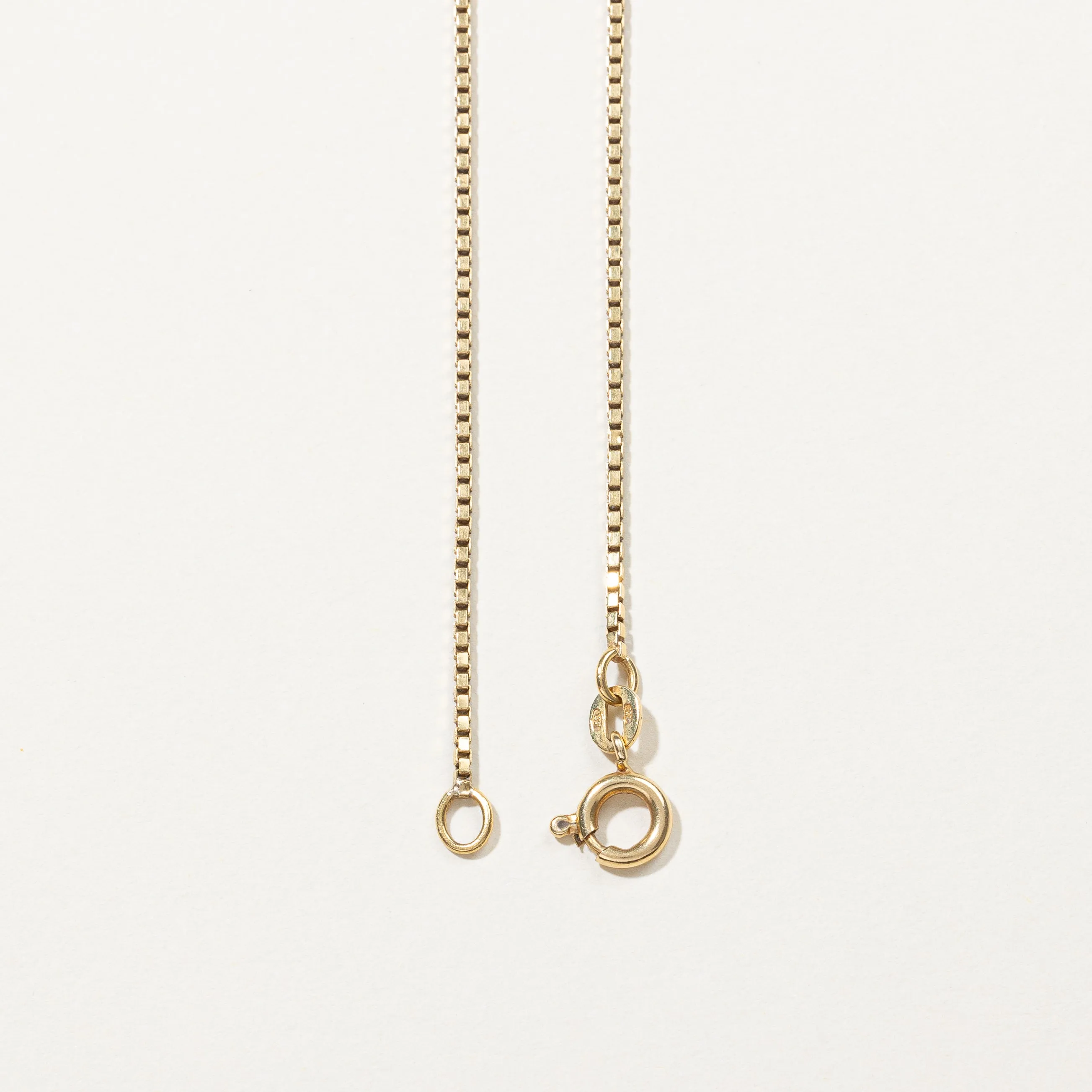 100 Ways Jewelry 18k Yellow Gold Box Chain | 24" |