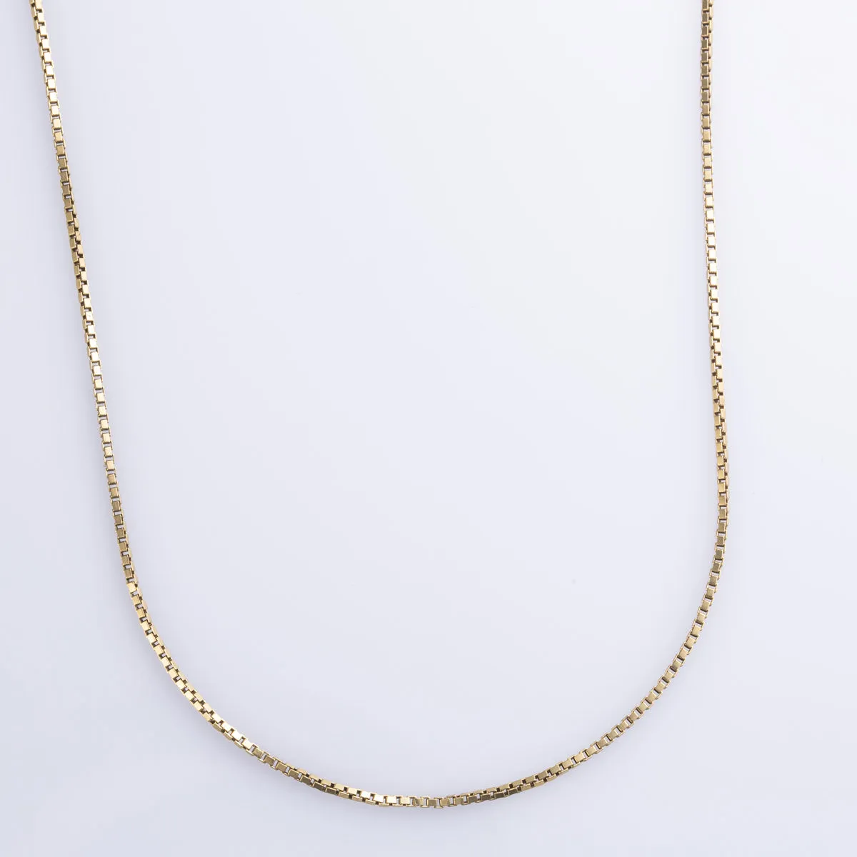 100 Ways Jewelry 18k Yellow Gold Box Chain | 24" |