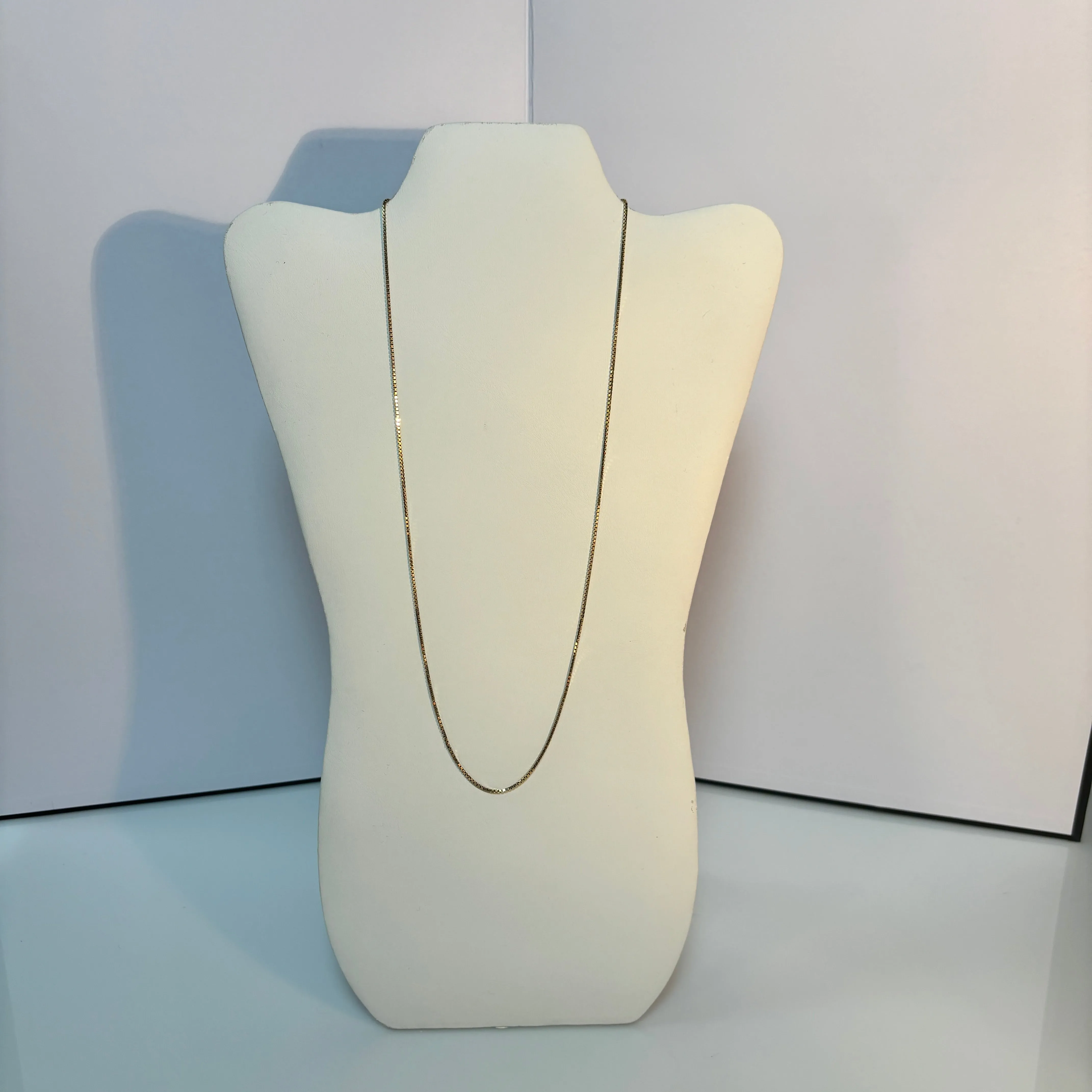 100 Ways Jewelry 18k Yellow Gold Box Chain | 24" |
