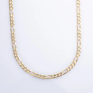 100 Ways Jewelry 18k Yellow Gold Figaro Chain | 20" |