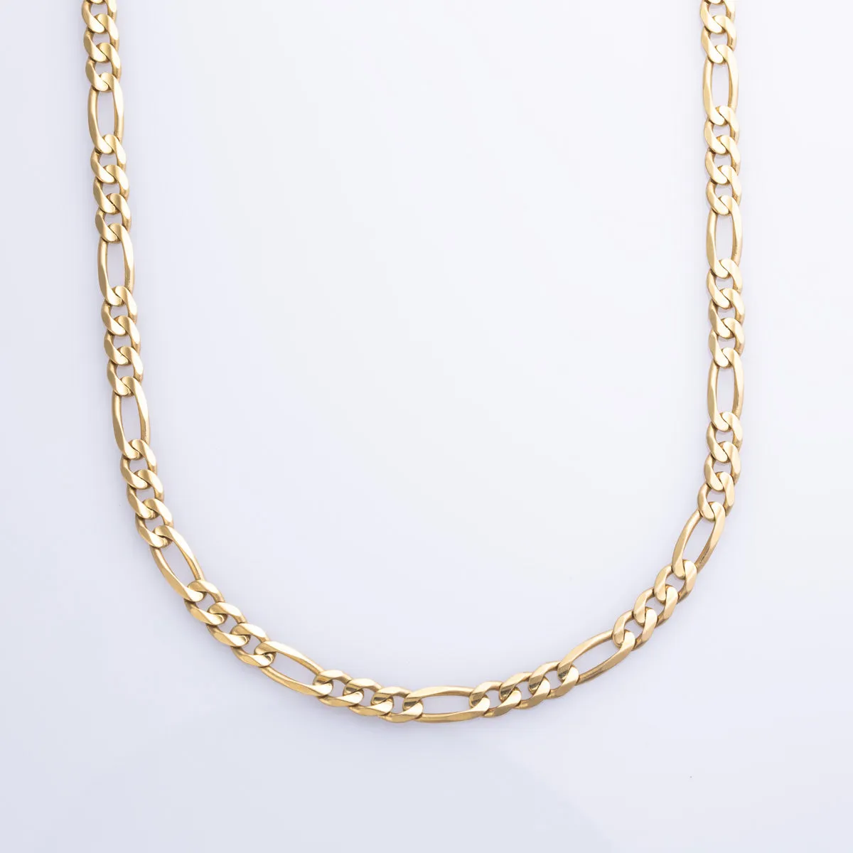 100 Ways Jewelry 18k Yellow Gold Figaro Chain | 20" |