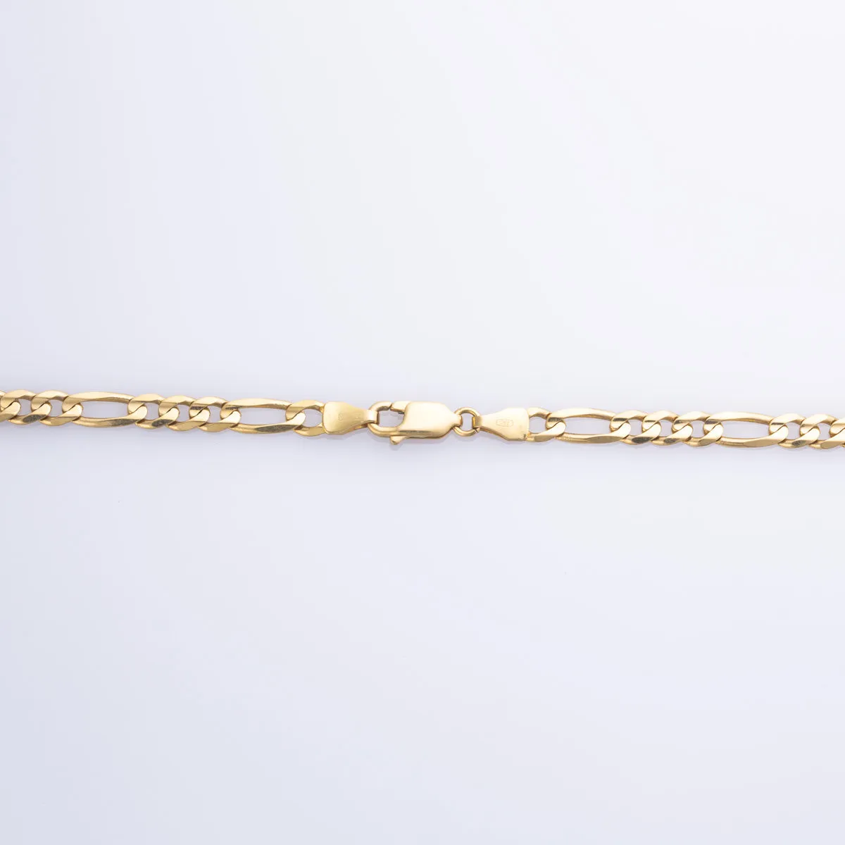100 Ways Jewelry 18k Yellow Gold Figaro Chain | 20" |
