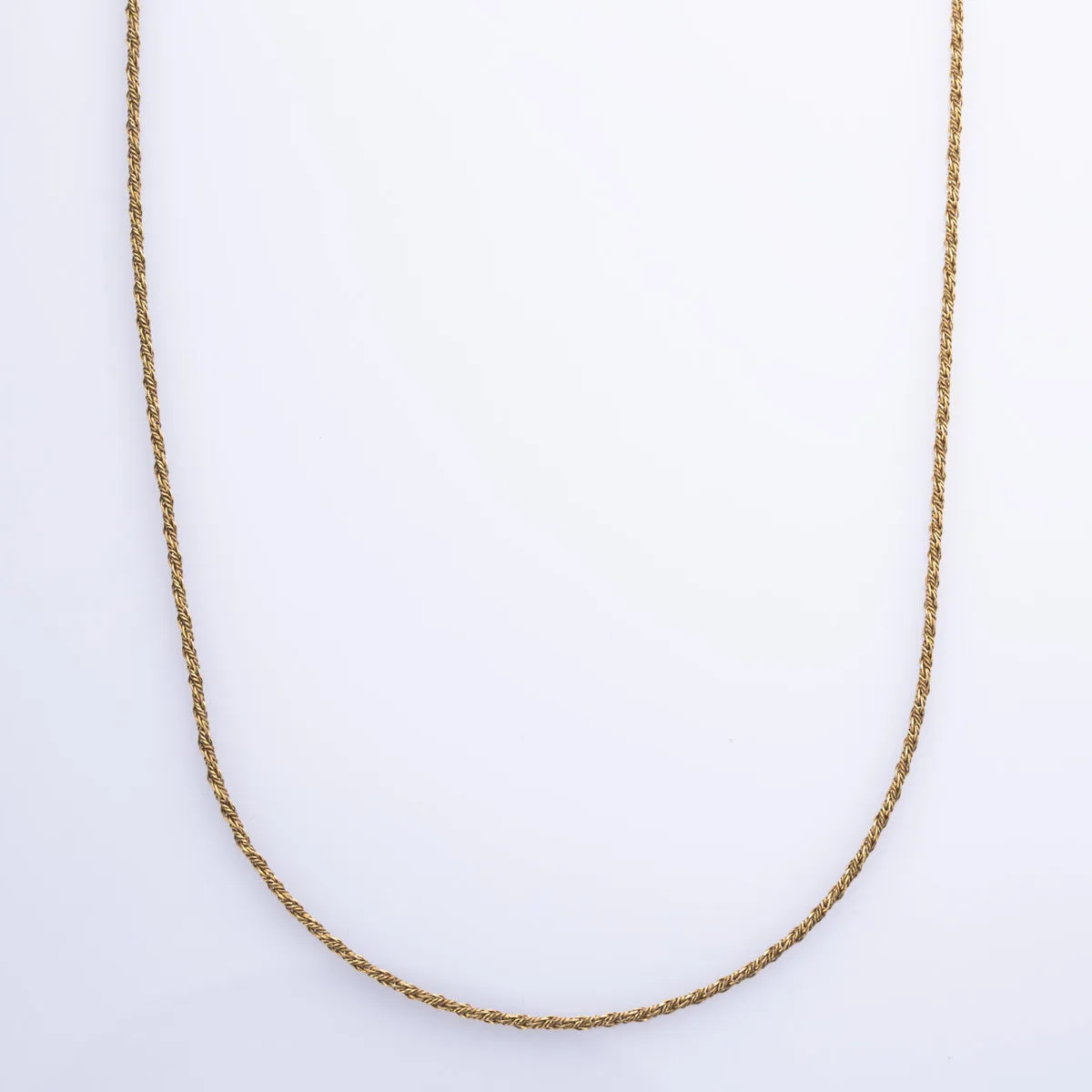 100 Ways Jewelry 18k Yellow Gold Rope Chain | 24" |