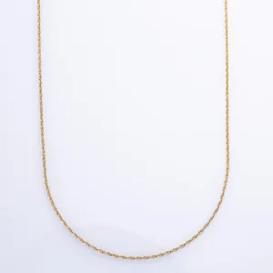 100 Ways Jewelry 18k Yellow Gold Rope Chain | 24" |