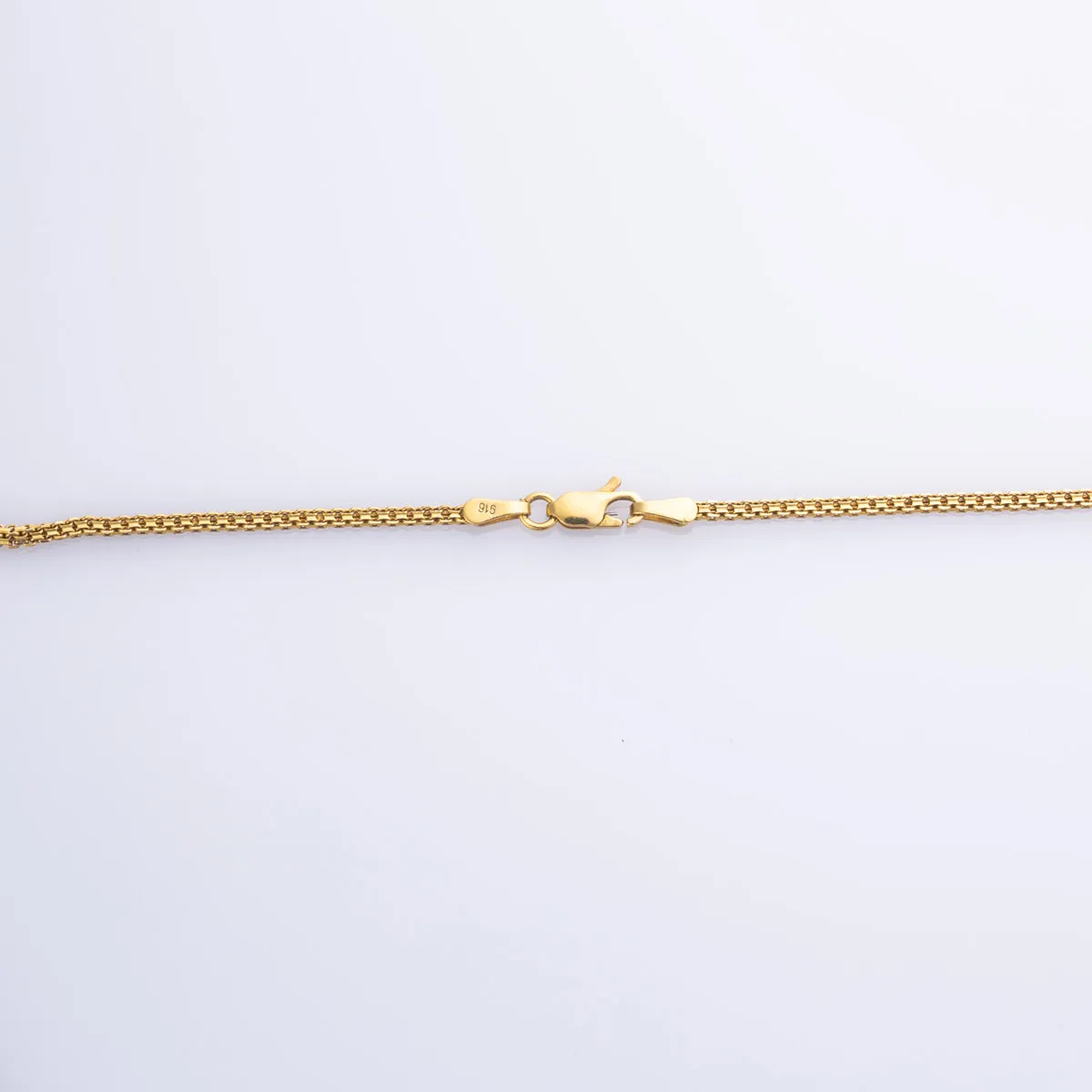 100 Ways Jewelry 22k Yellow Gold Box Chain | 22" |