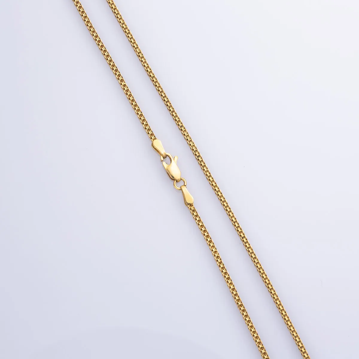 100 Ways Jewelry 22k Yellow Gold Box Chain | 22" |