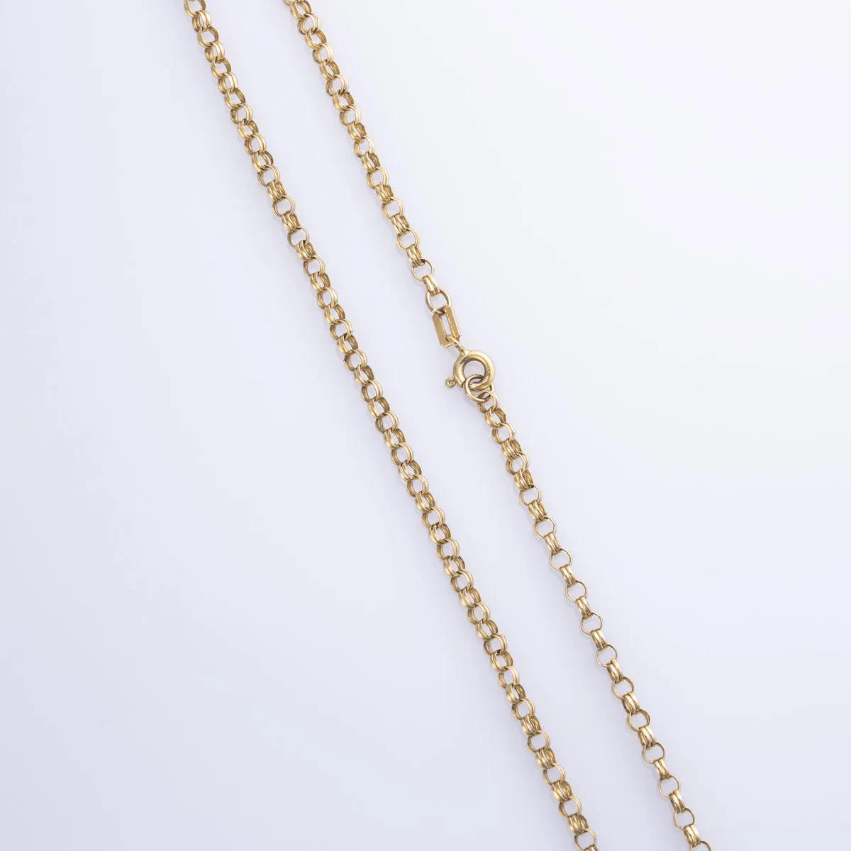 100 Ways Jewelry 9k Yellow Gold Rolo Chain | 24" |