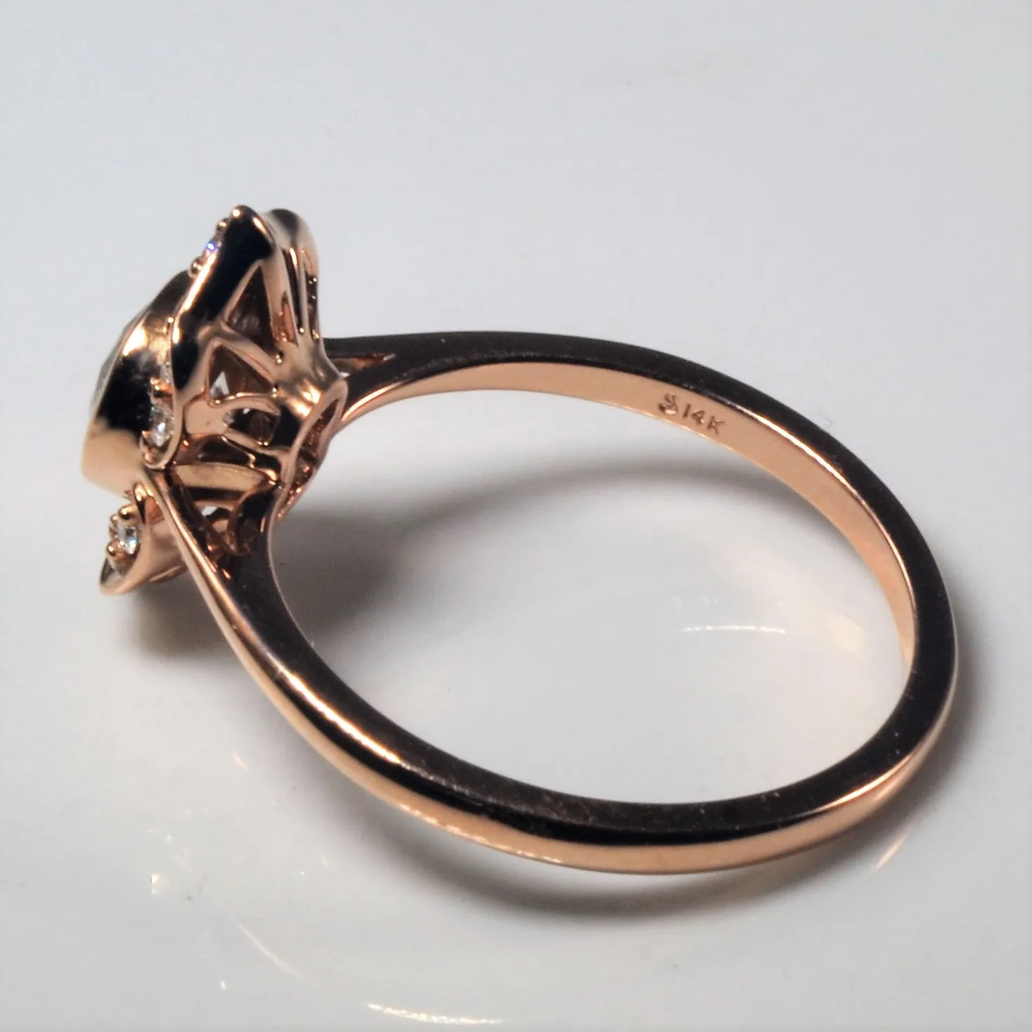 100 Ways Jewelry Bespoke' Bezel Set Diamond Engagement Ring | 0.93ctw | SZ 7.5 |