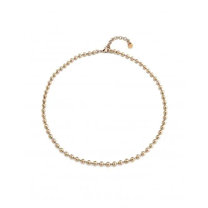 18K Gold Plated Emotions Necklace COL1862ORO0000U Unode50 Jewelry And Accessories