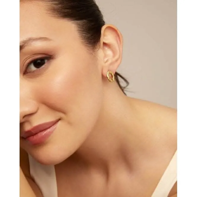 18K Gold Plated Joy Of Living Earrings PEN0916ORO0000U Unode50 Jewelry And Accessories