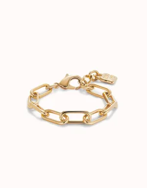 18k Gold Plated Metal Bracelet PUL2468ORO000 Unode50 Jewelry And Accessories